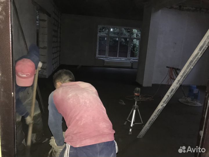 Полусухая стяжка пола