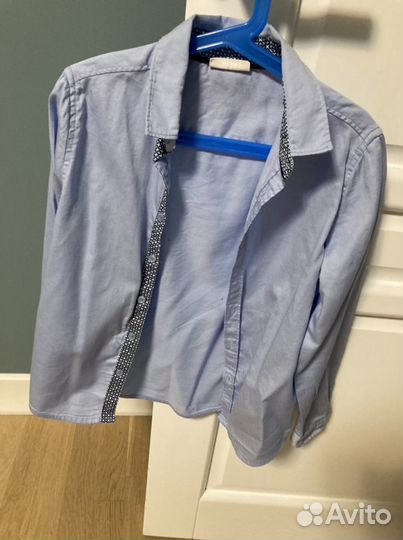 Школьные рубашки пакетом для мальчика 128-134