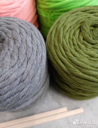 Шнур хлопковый для макраме