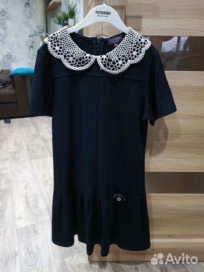 Школьная форма для девочки синяя 134 140