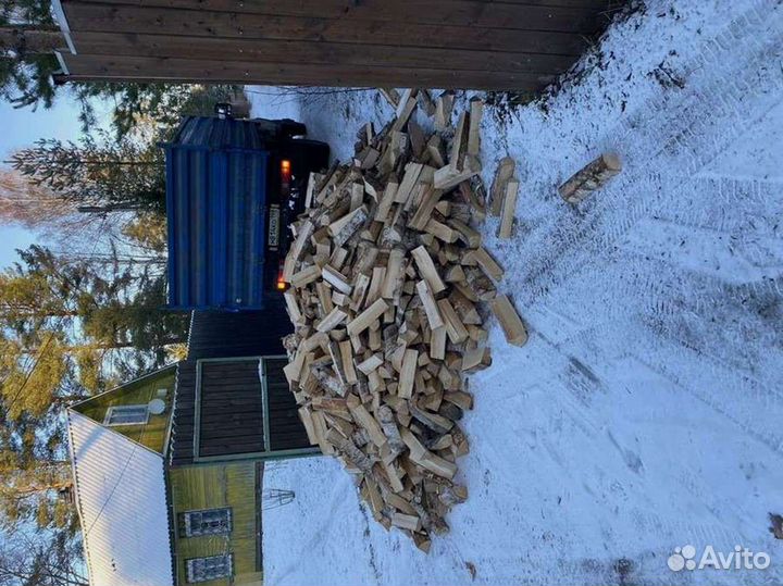 Дрова березовые. Колотые