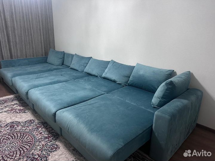 Большой угловой диван раскладной бу