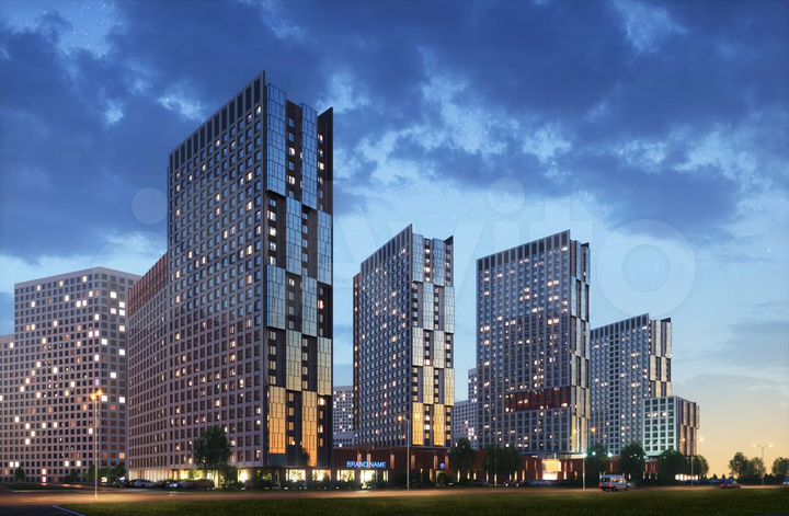 2-к. квартира, 60,7 м², 20/26 эт.