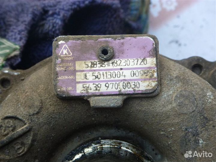 Турбина Nissan Qashqai J10 K9K 2007