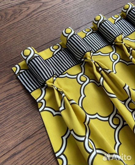 Шторы с принтом