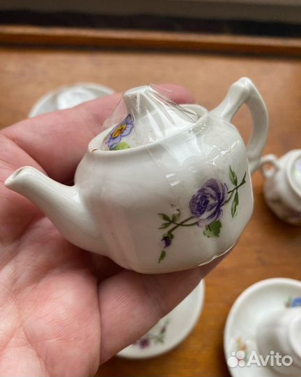 Кукольный сервиз ссср, посудка фарфоровая