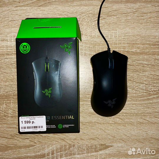 Razer deathadder essential игровая мышь
