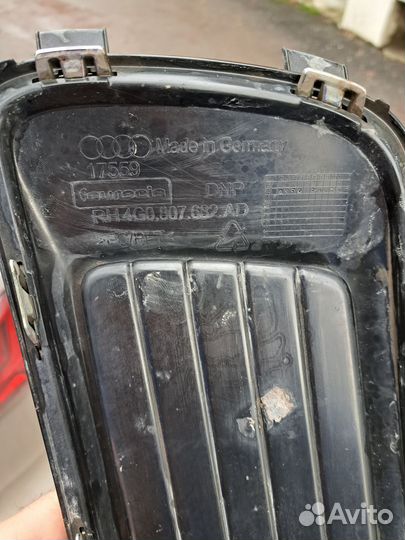 Решетка бампера ауди а6 с7