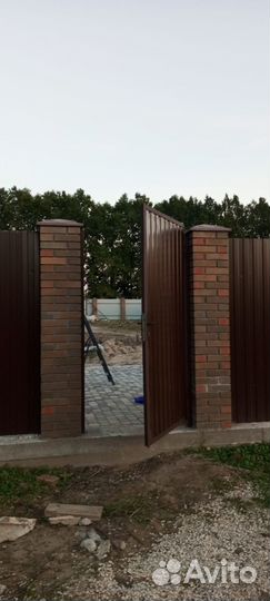 Распашные ворота под ключ