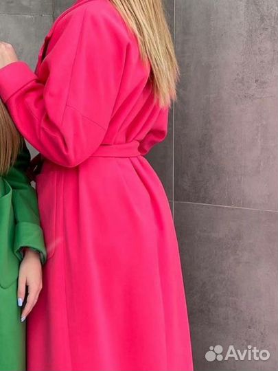 Пальто женское демисезонное оверсайз