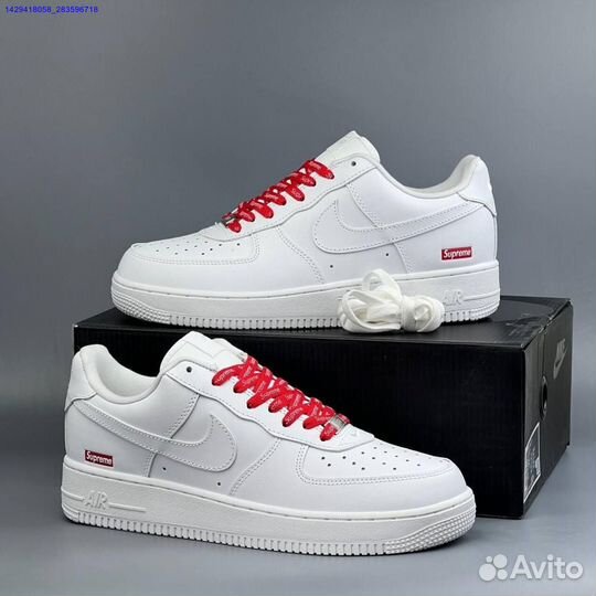 Кроссовки Nike Air Force 1 Low & Supreme (Арт.12347)