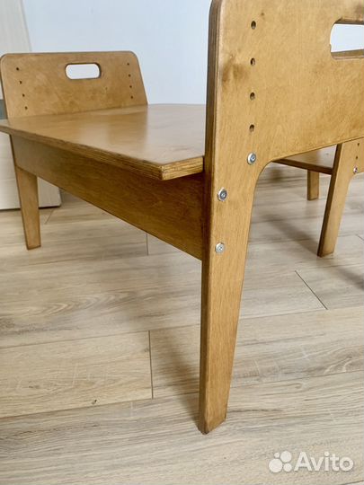 Растущий стул и стол