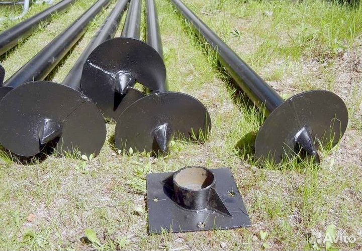 Фундамент на винтовых сваях Винтовые сваи под ключ