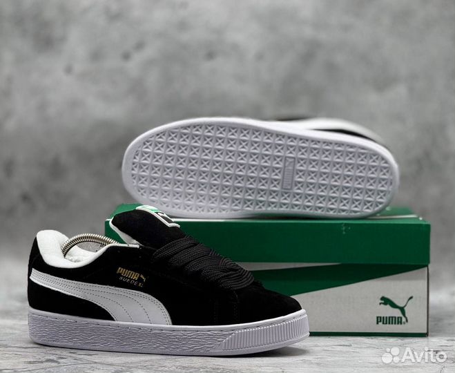 Кроссовки мужские зимние puma suede xl дутыши