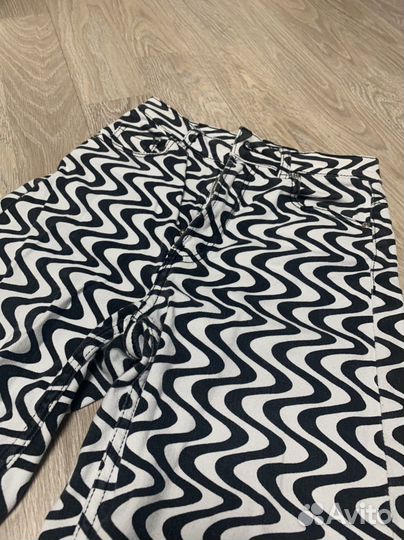 Джинсы Zara зебра, eur 34