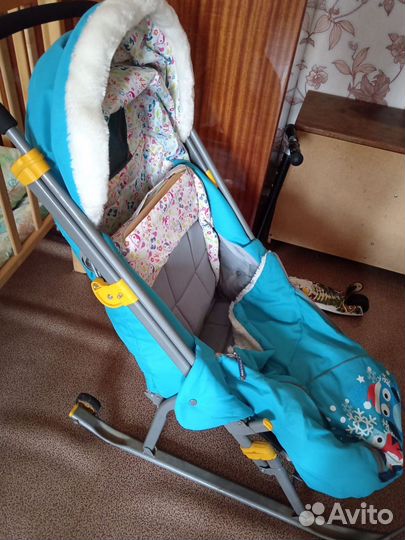 Коляска санки