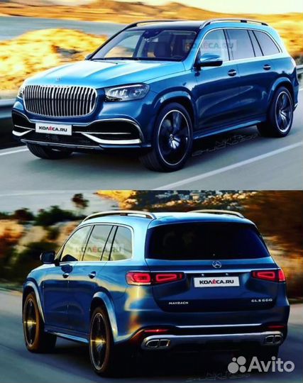 Тонирование Фар на Maybach GLS