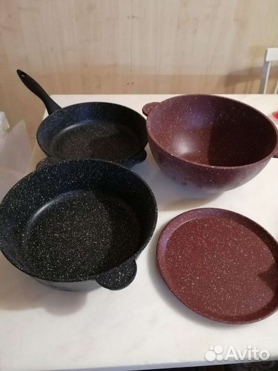 Жаровня, казан, сковорода,ковшик