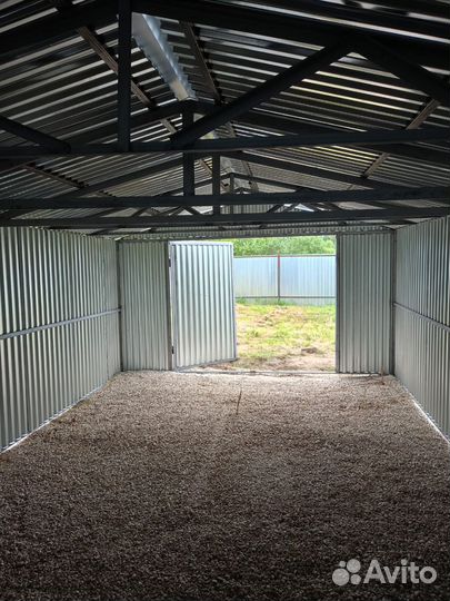 Гараж металлический пенал хозблок