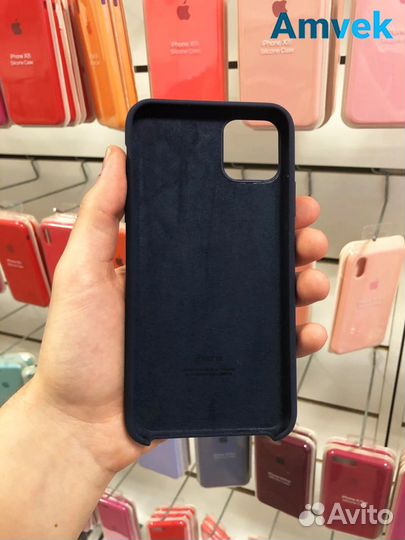 Чехол на iPhone 11 Pro Max (Dark Blue) Люкс
