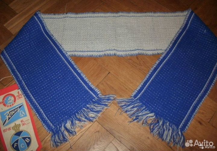 Первые шарфы фк Зенит СССР 1984 г роза ленинград R