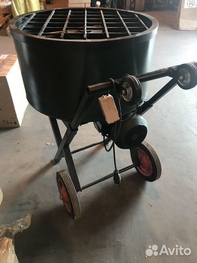 Бетоносметель принудительный, Полуручка сб - 120л