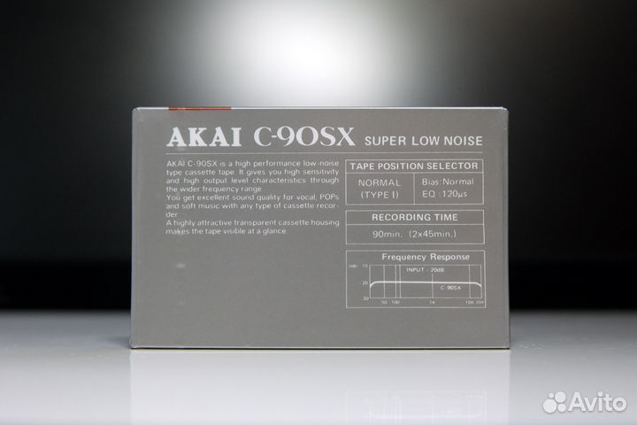 Аудиокассета Akai SX C-90 редкая