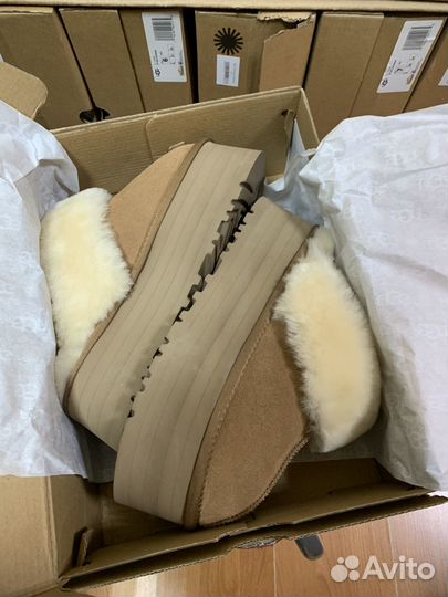 Ugg Funkette Suede Platform Chestnut