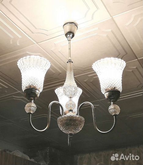 Хрустальная люстра СССР