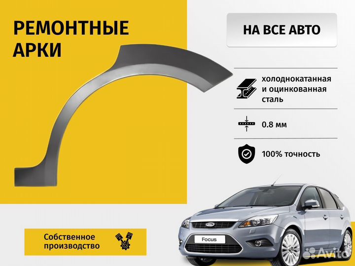 Ремонтная арка VW Golf 5 Plus