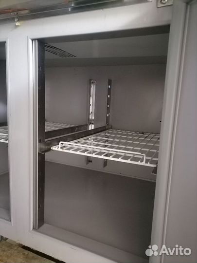 Стол холодильный hicold GN 11/TN с бортом