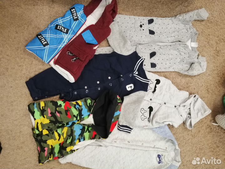Вещи пакетом на мальчика 62 по 74
