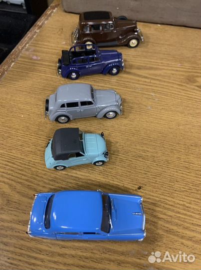 Модели авто 1:43 СССР Деагостини и наш автопром 5ш