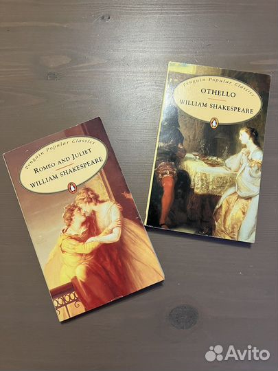 Книги на анг. Shakespeare othello romeo and juliet