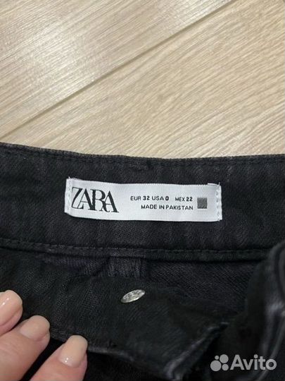 Джинсы zara mom fit 32