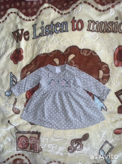 Платье для девочки 80 размера
