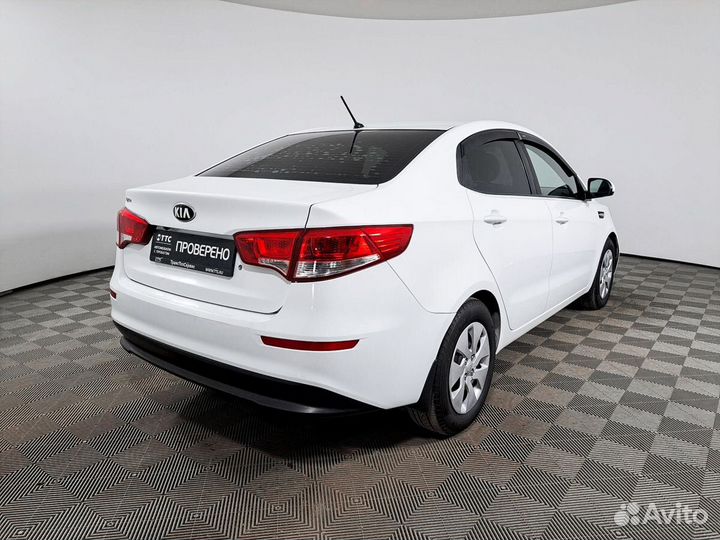 Kia Rio 1.4 МТ, 2016, 161 500 км