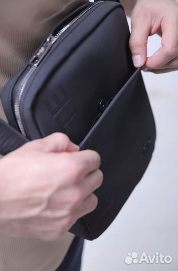 Новая мужская сумка через плечо lacoste