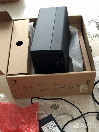 NAS Synology DS216play +12тб