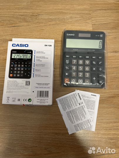 Калькулятор casio DX-12B