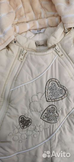 Зимний комбинезон для девочки 68