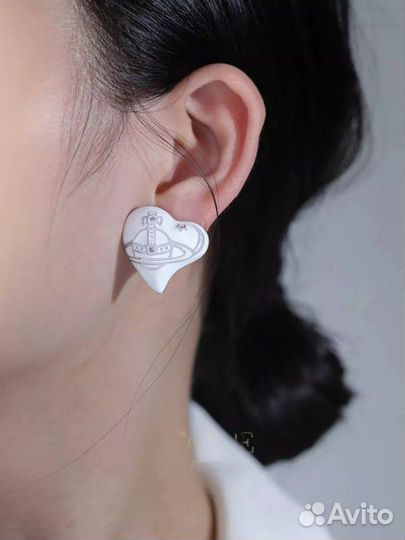 Серьги гвоздики новые y2k