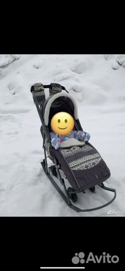 Коляска санки