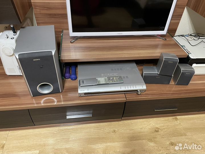 Dvd плеер sony + колонки