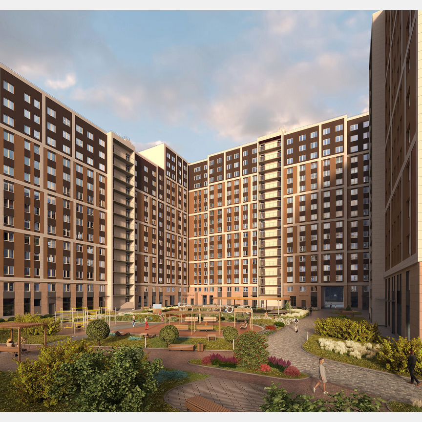 Апартаменты-студия, 22,4 м², 9/17 эт.