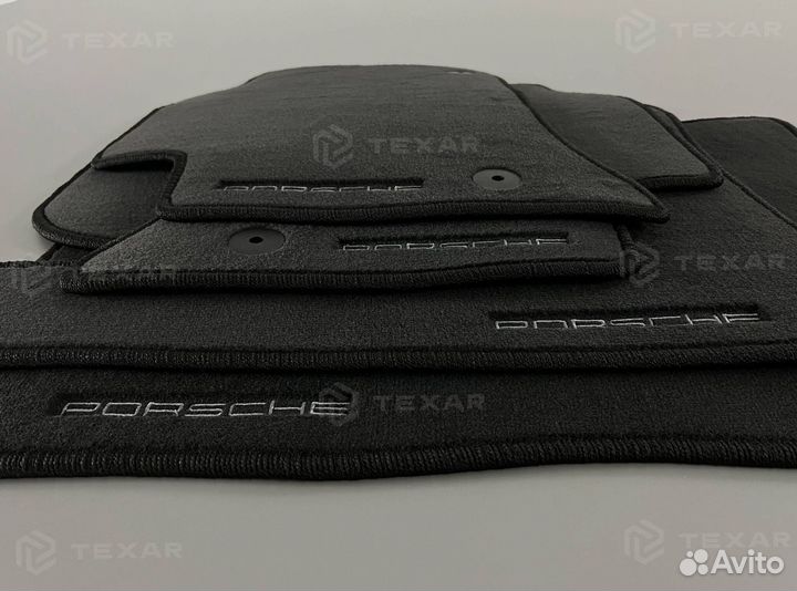 Коврики Porsche Cayenne II велюровые