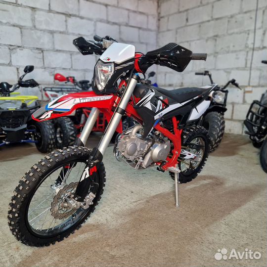 Питбайк Арollo 125Е 17/14Чёрный. Электростартер