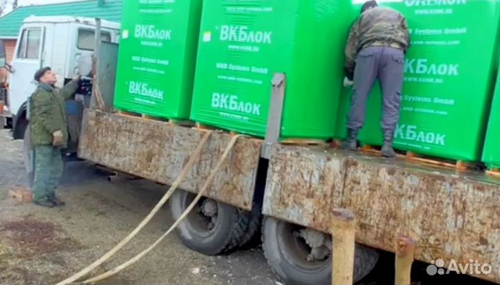 Газобетонные блоки от 7 кубов