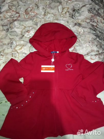 Кардиган свитер для девочки 110 116 122