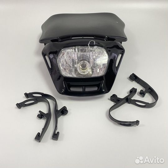 Фара головного света в сборе TTR125 чёрная